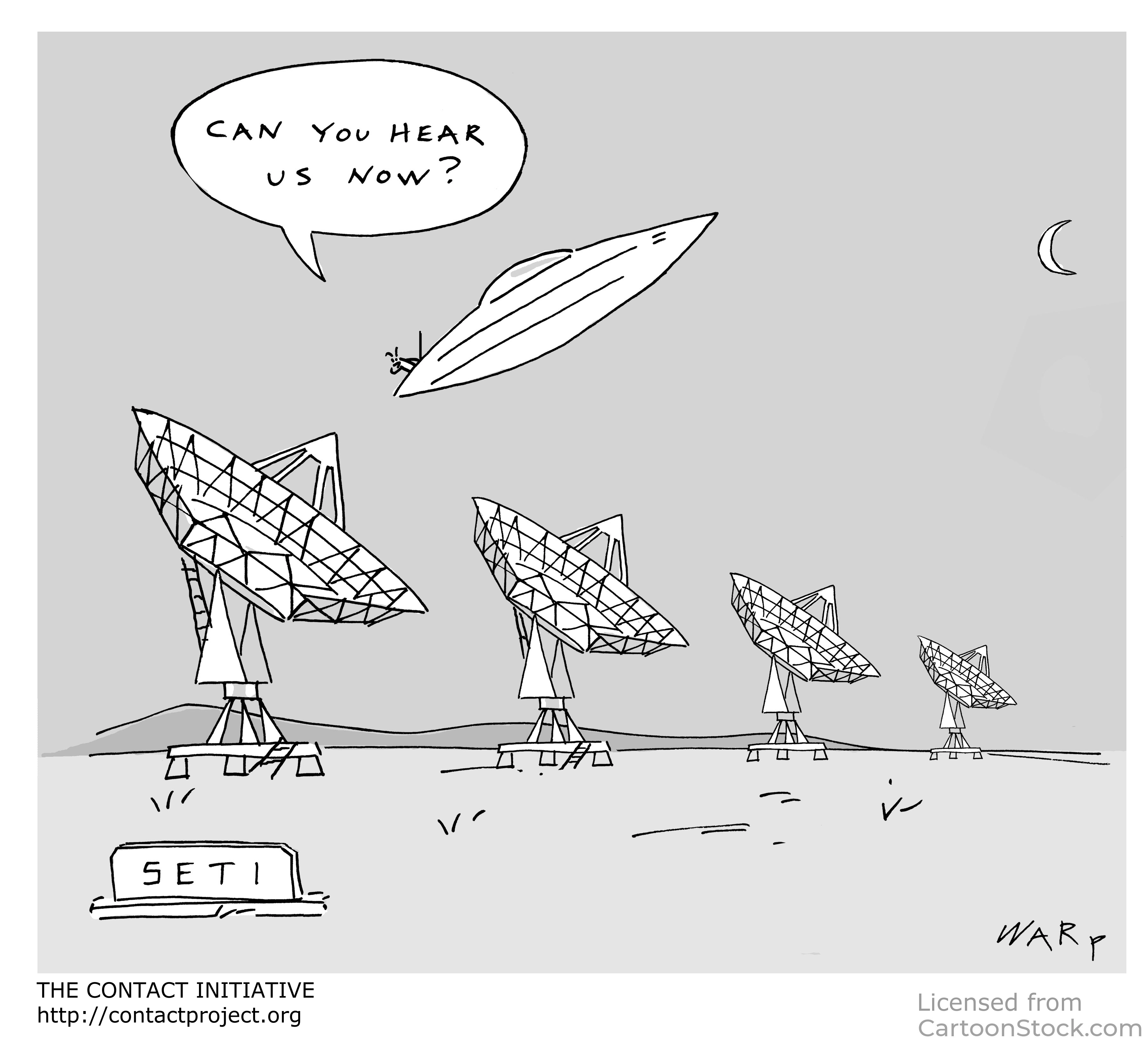 ET to SETI: can you hear us now?